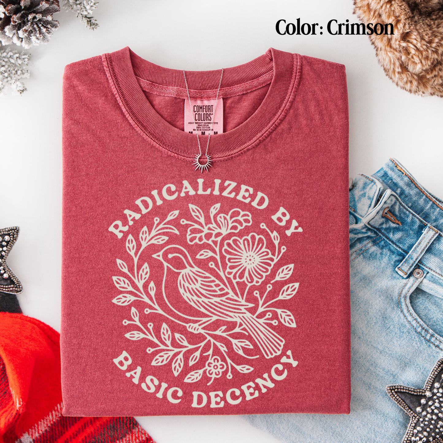Radicalized by Basic Decency Comfort Colors Tee—Choose Your Color