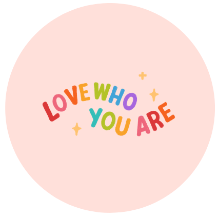 Love Who You Are PRIDE 1.5" Pinback Button