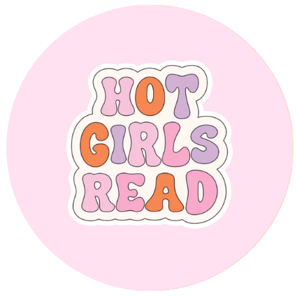 Hot Girls Read 1.5" Pinback Button