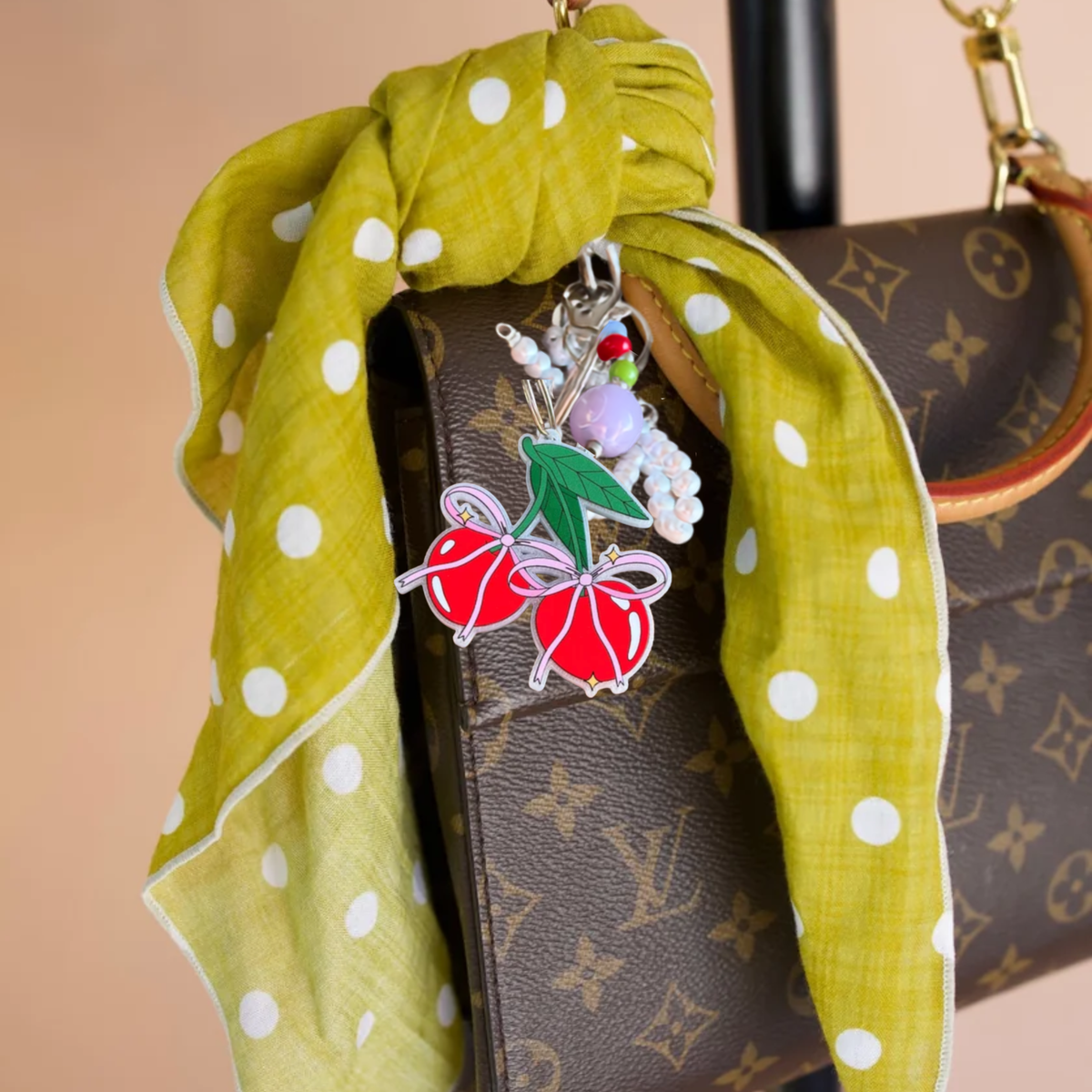 Cherry Keychain