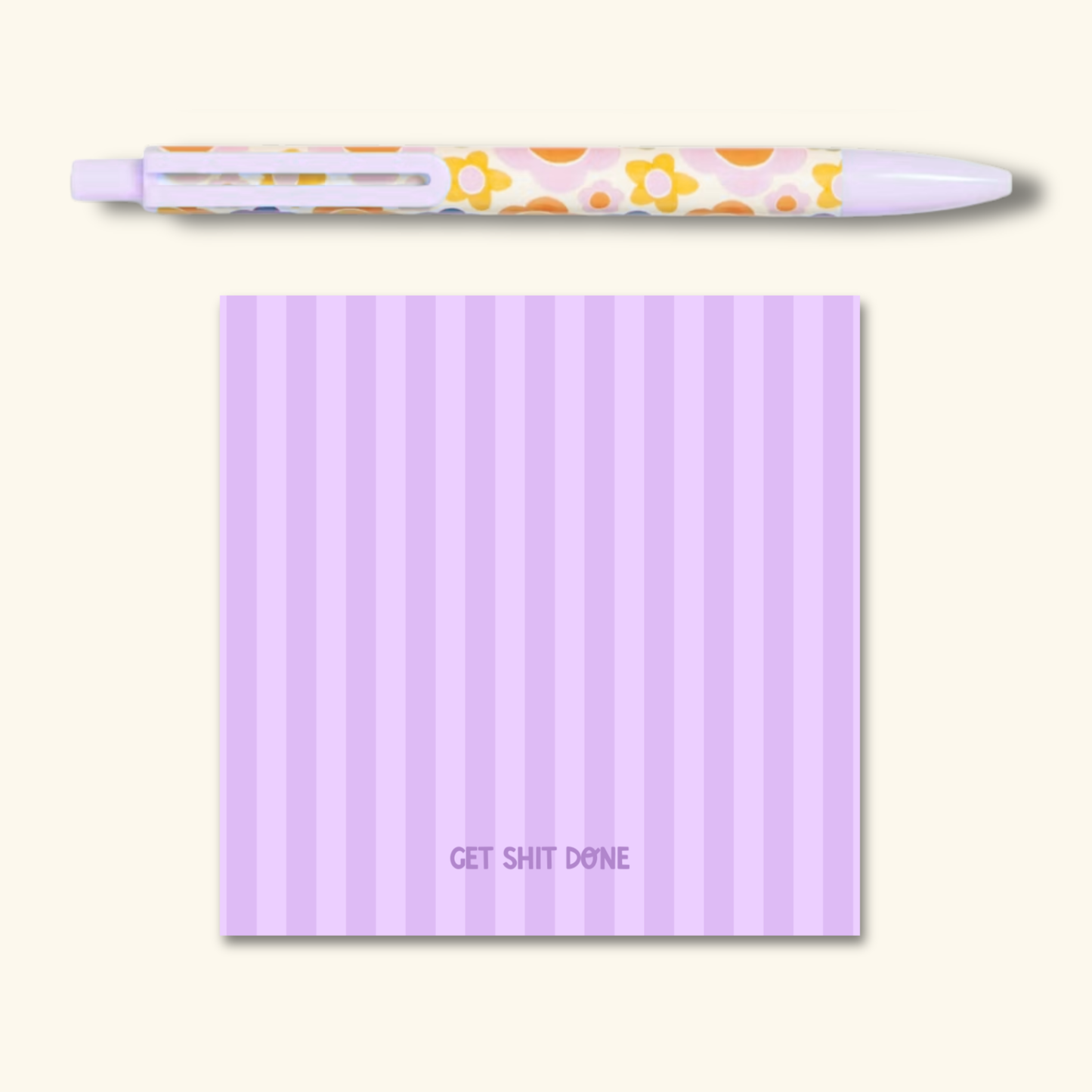 Get Shit Done Sticky Notes—Lavender