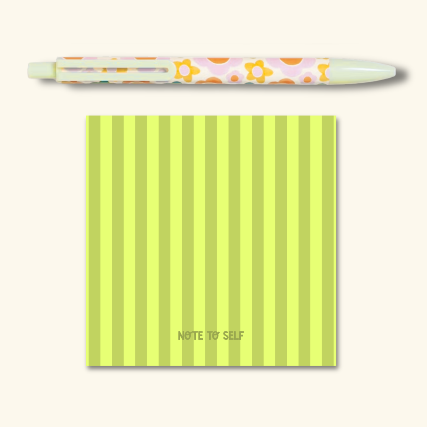 Note to Self Sticky Notes—Lime Green