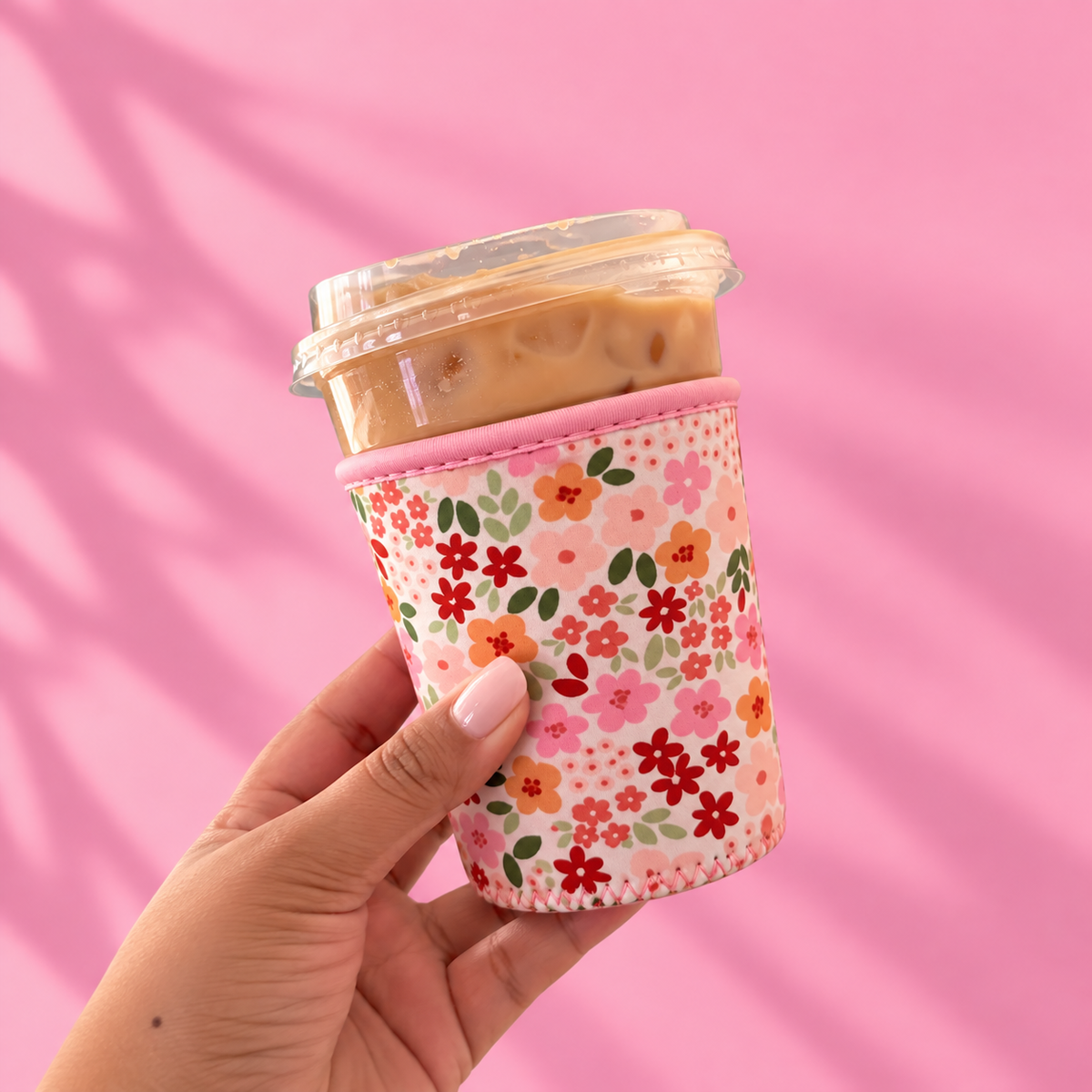 Funky Fall Florals Cup Cover Koozie