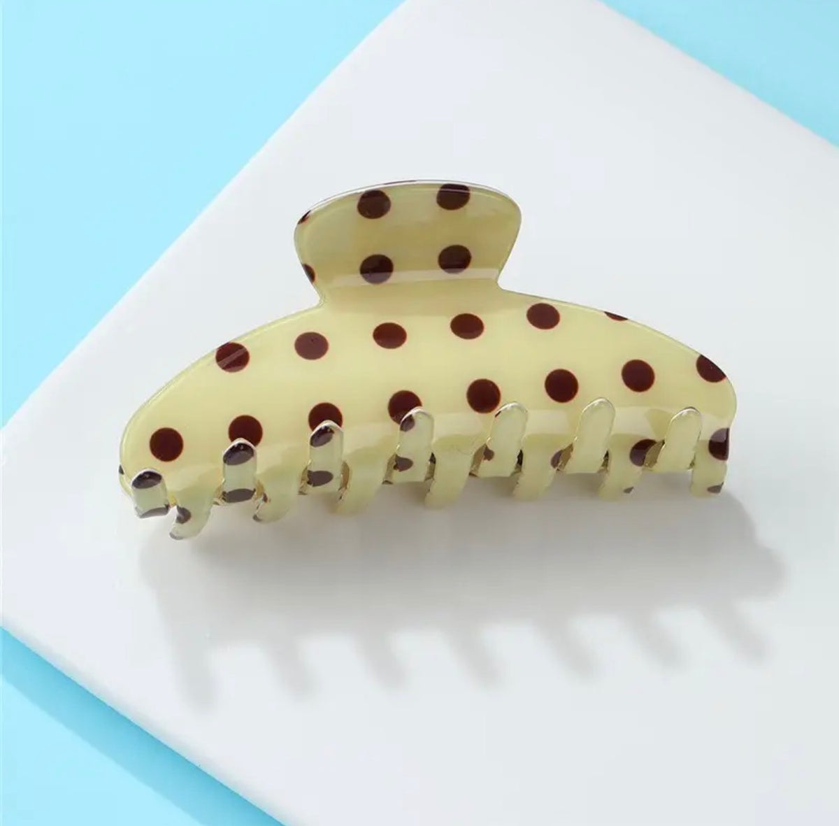 Polka Dot Claw Clips