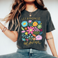 Let Kindness Bloom Comfort Colors Tee—Pepper