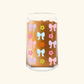 Coquette Bows Can Glass—16 oz.