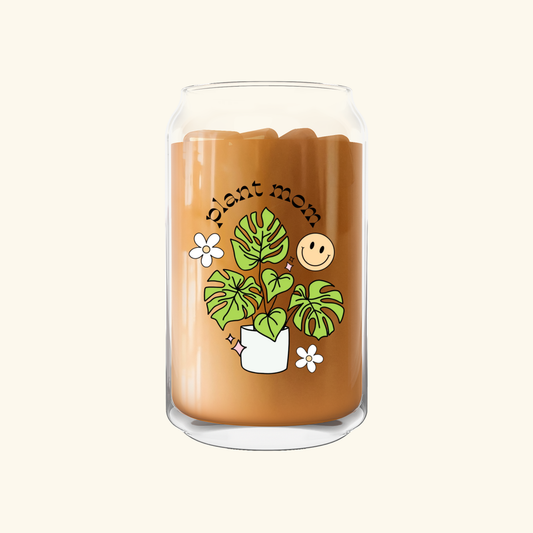 Plant Mom Can Glass—16 oz.