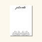 5x7 Just a Note Meadow Notepad