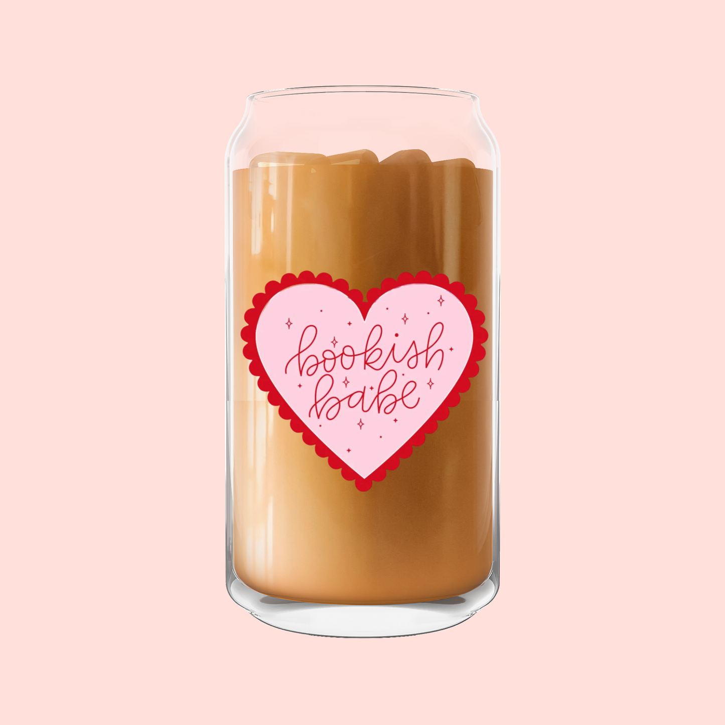 Bookish Girlie Can Glass—20 oz.