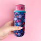 Floral Blues SLIM CAN Koozie