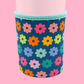 Blue Flowers Cup Cover Koozie