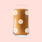 White Daisies Can Glass—20 oz.