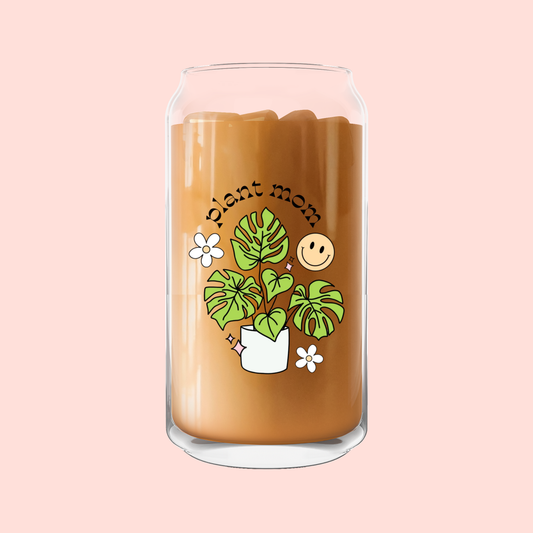 Plant Mom Can Glass—20 oz.