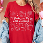Books Are My Love Language Comfort Colors Tee—Red or Ivory
