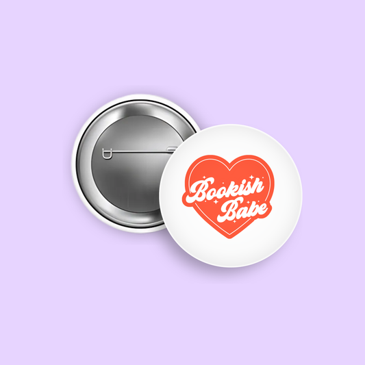 Bookish Babe 1.5" Pinback Button