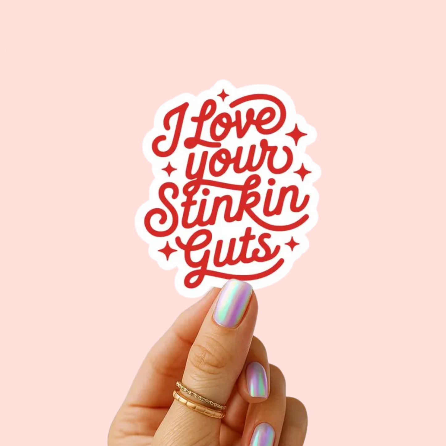 I Love Your Stickin' Guts 2.5" Sticker