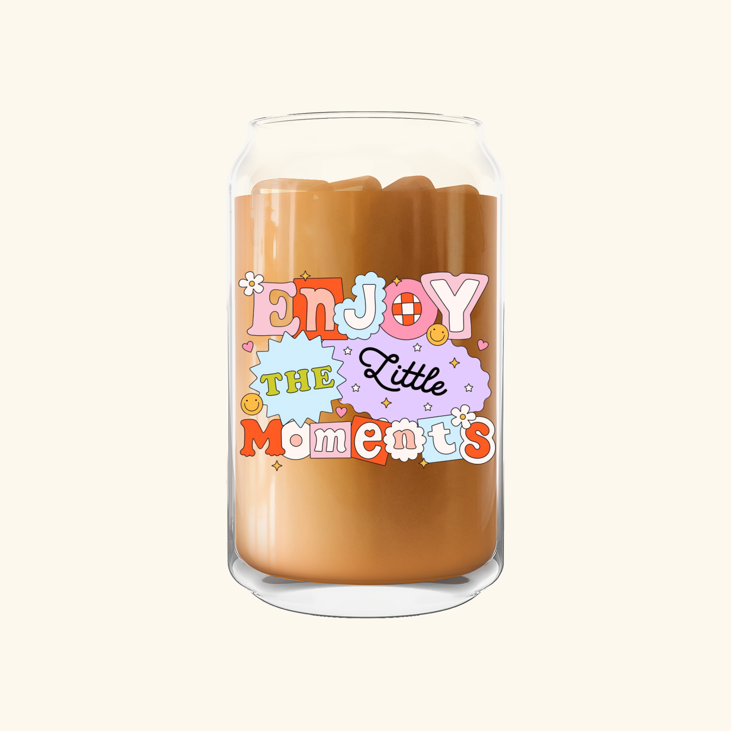 Enjoy the Little Moments Can Glass—16 oz.