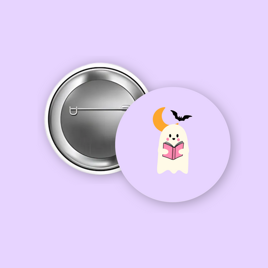 Ghostie Girl 1.5" Pinback Button