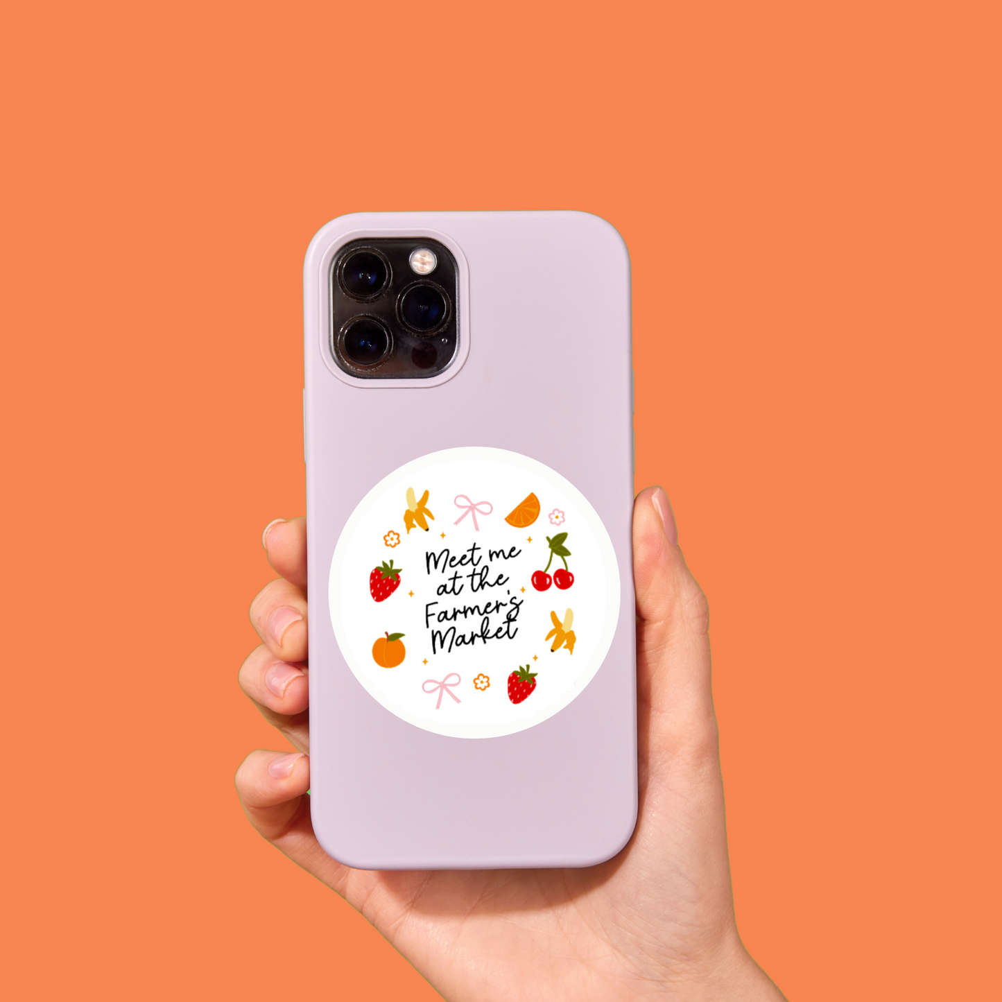 Take Me to the Farmer's Market 2.5" Sticker