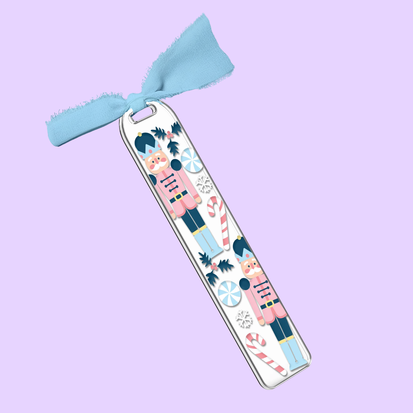 Nutcracker Christmas Acrylic Bookmark