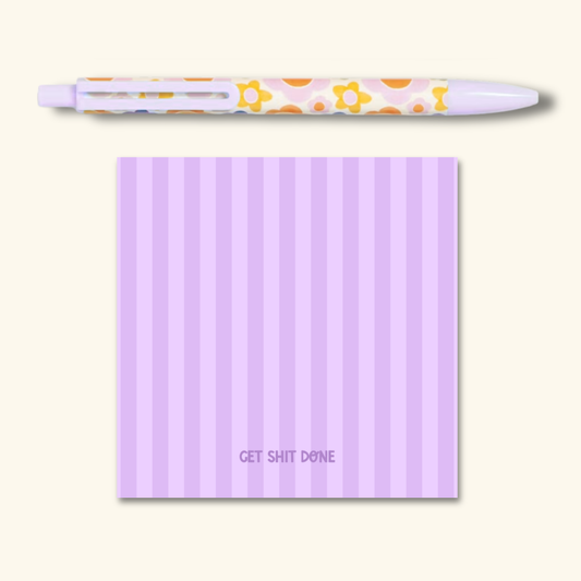 Get Shit Done Sticky Notes—Lavender