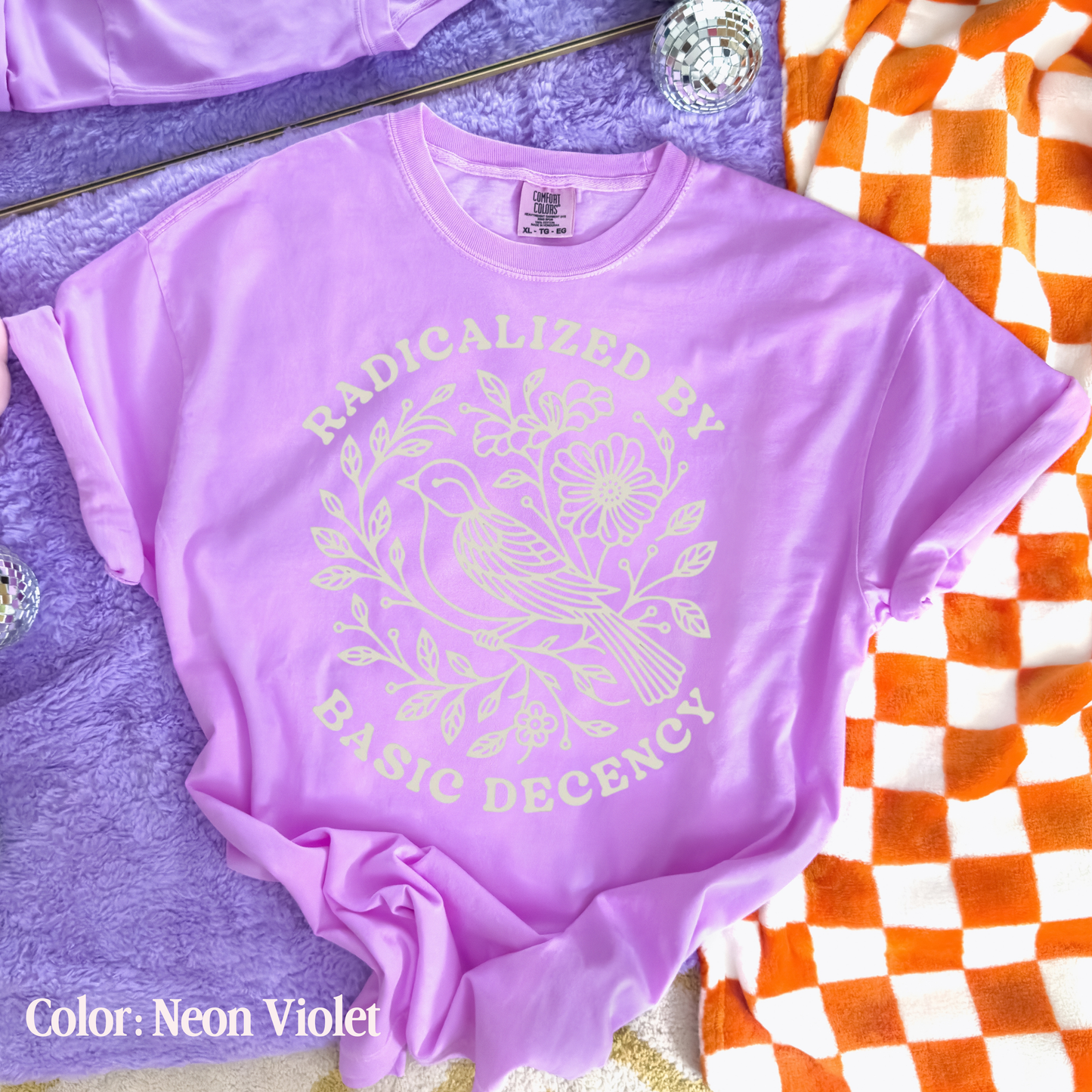 Radicalized by Basic Decency Comfort Colors Tee—Choose Your Color