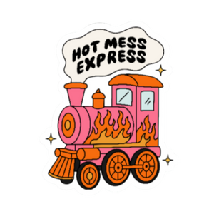 Hot Mess Express 2.5" Sticker