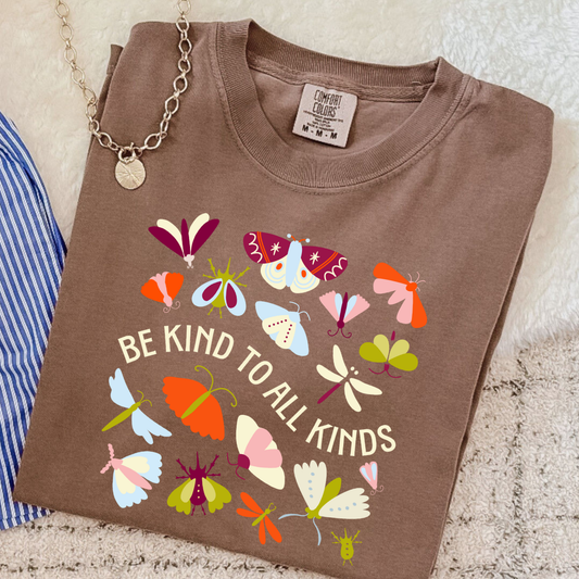 Be Kind to All Kinds—Comfort Colors Tee—Espresso