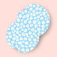 Baby Blue Daisies Car Coasters (Set of Two)