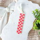 Checker Flowers Acrylic Bookmark