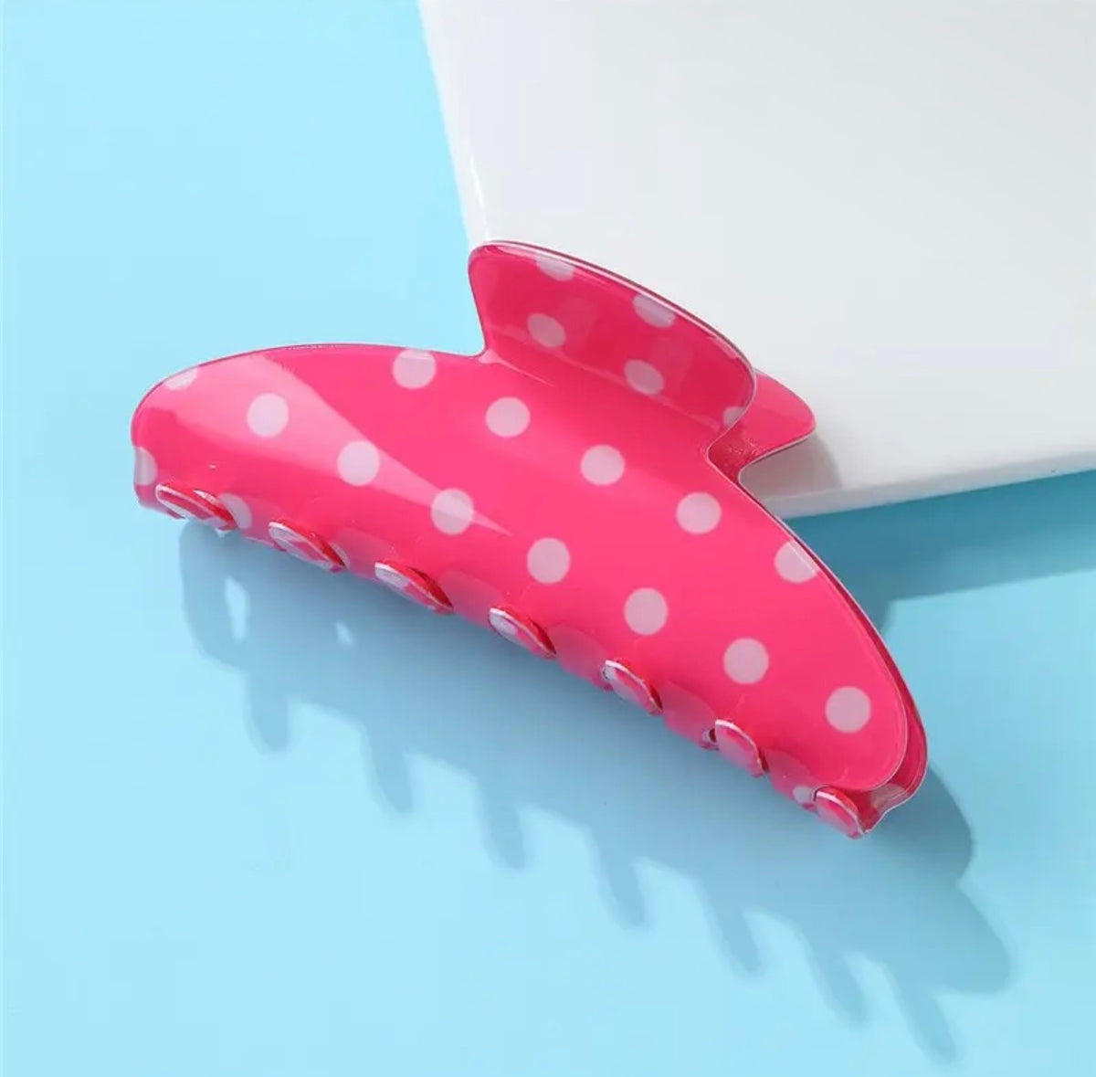 Polka Dot Claw Clips