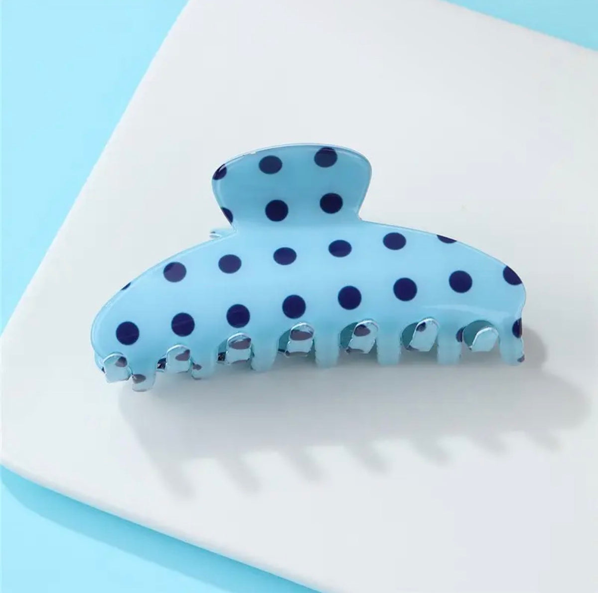 Polka Dot Claw Clips