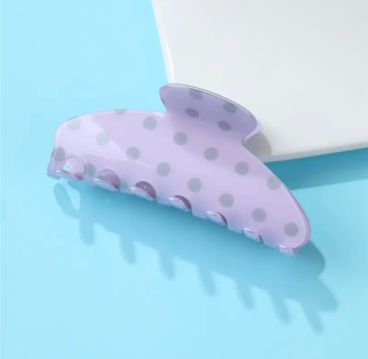 Polka Dot Claw Clips