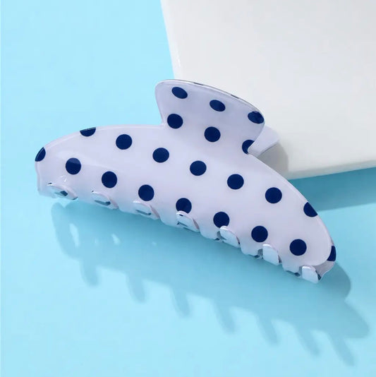 Polka Dot Claw Clips