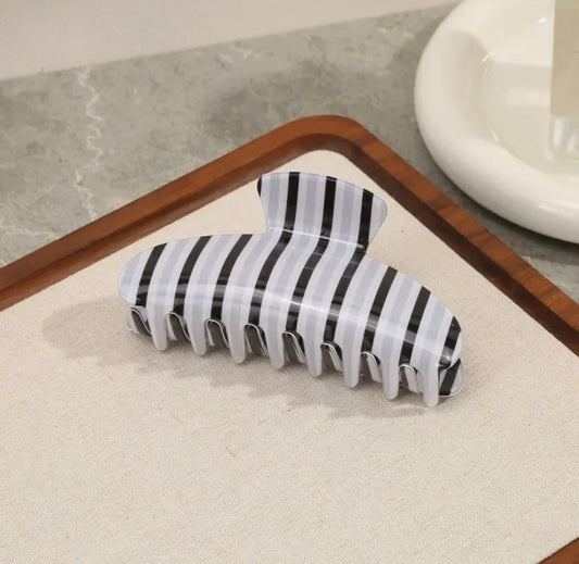 Trendy Stripe Hair Clips
