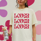Lover Comfort Colors Tee—Ivory