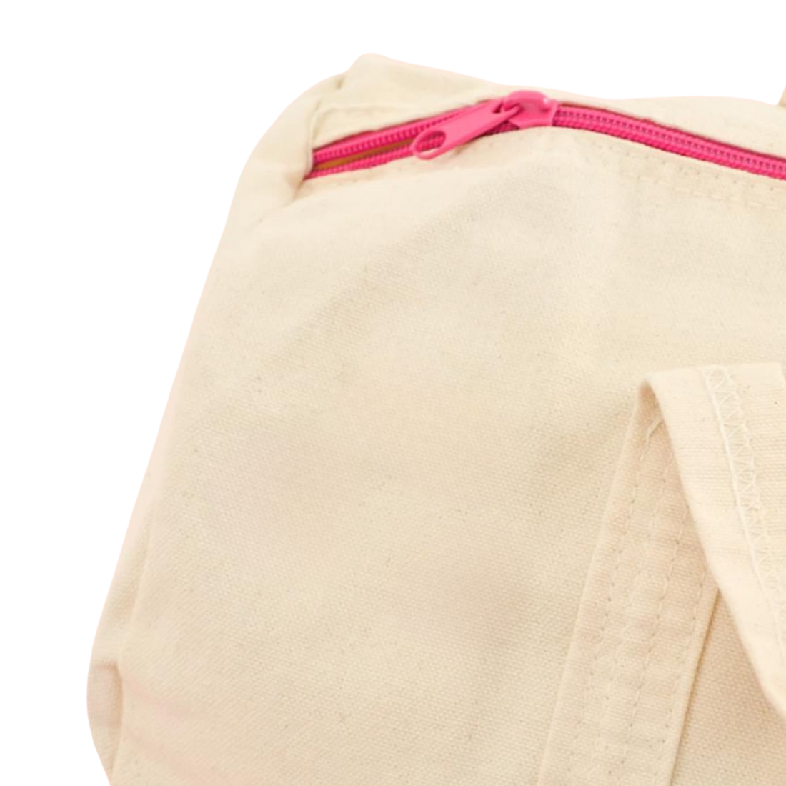 Canvas tote for arranging pinback buttons