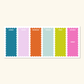 Colorful Weekly Planner Notepad