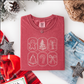 Holiday Doodles Comfort Colors Tee—Chili
