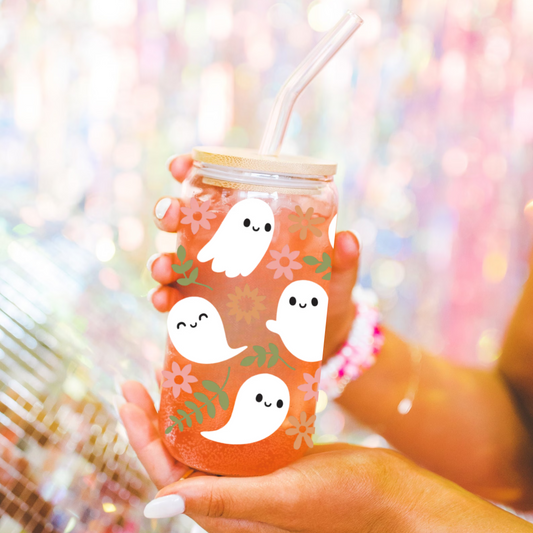 Ghostie Girl Can Glass—16 oz.