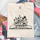 Blooming Pages Comfort Colors Tee—Ivory