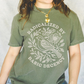 Radicalized by Basic Decency Comfort Colors Tee—Moss